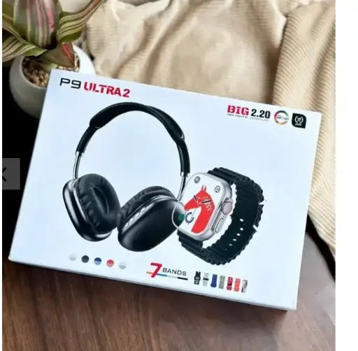 P9 Headphone Ultra 2 Watch Combo